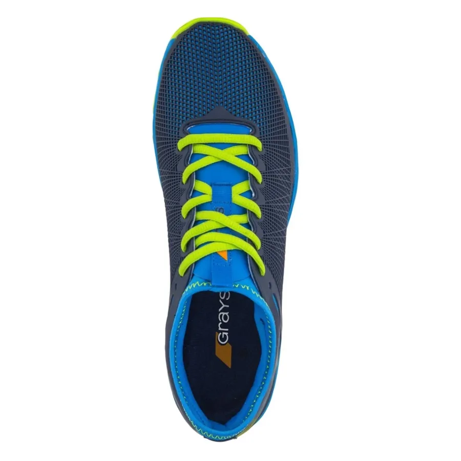 Imagen 2 de 4 de Zapatillas Grays Shoe Cage AST-AZUL/LIMA/NEGRO