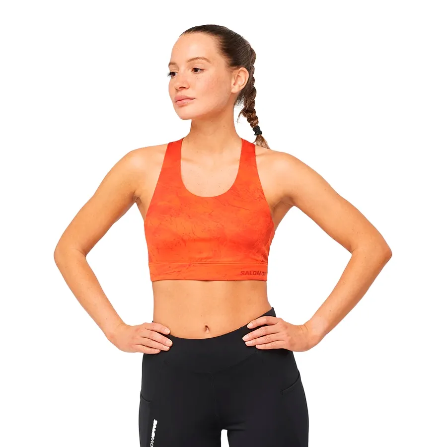 Imagen 1 de 4 de Top Salomon Cross Run Bra-OCRE