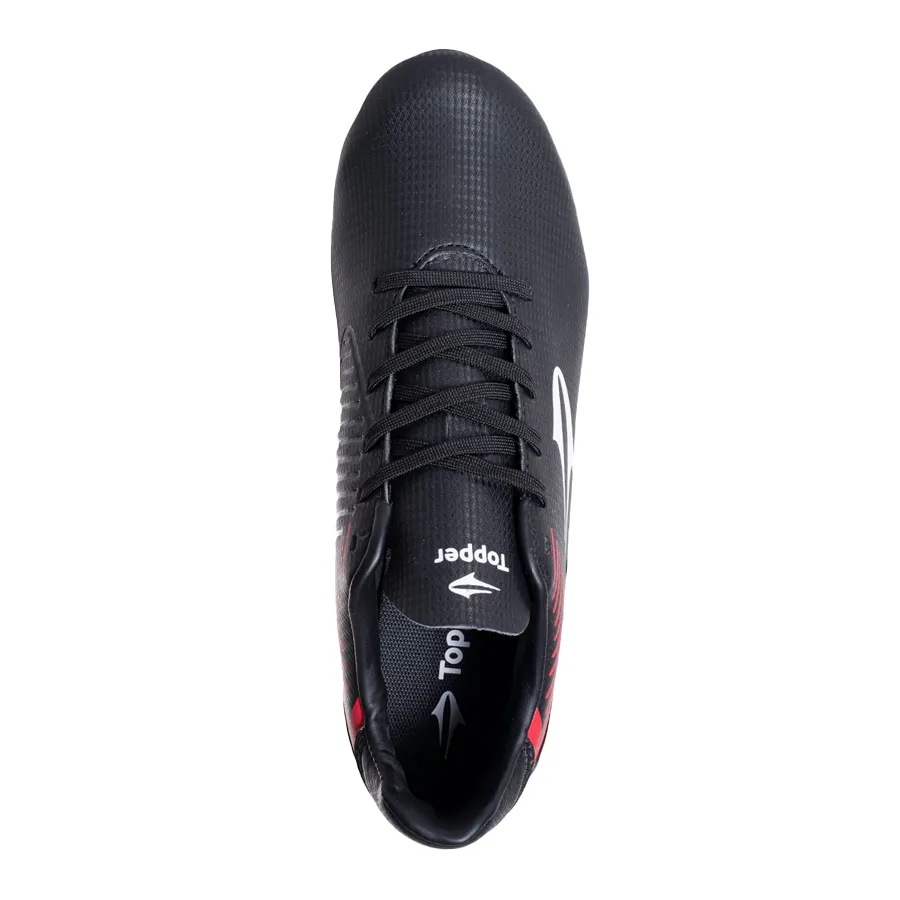 Imagen 3 de 5 de Botines Topper Stingray Ii Mach 1 Fg-NEGRO/ROJO