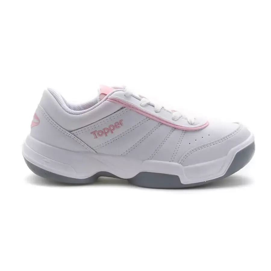 Imagen 0 de 5 de Zapatillas Topper Lady Tie Break Iii-BLANCO/ROSA