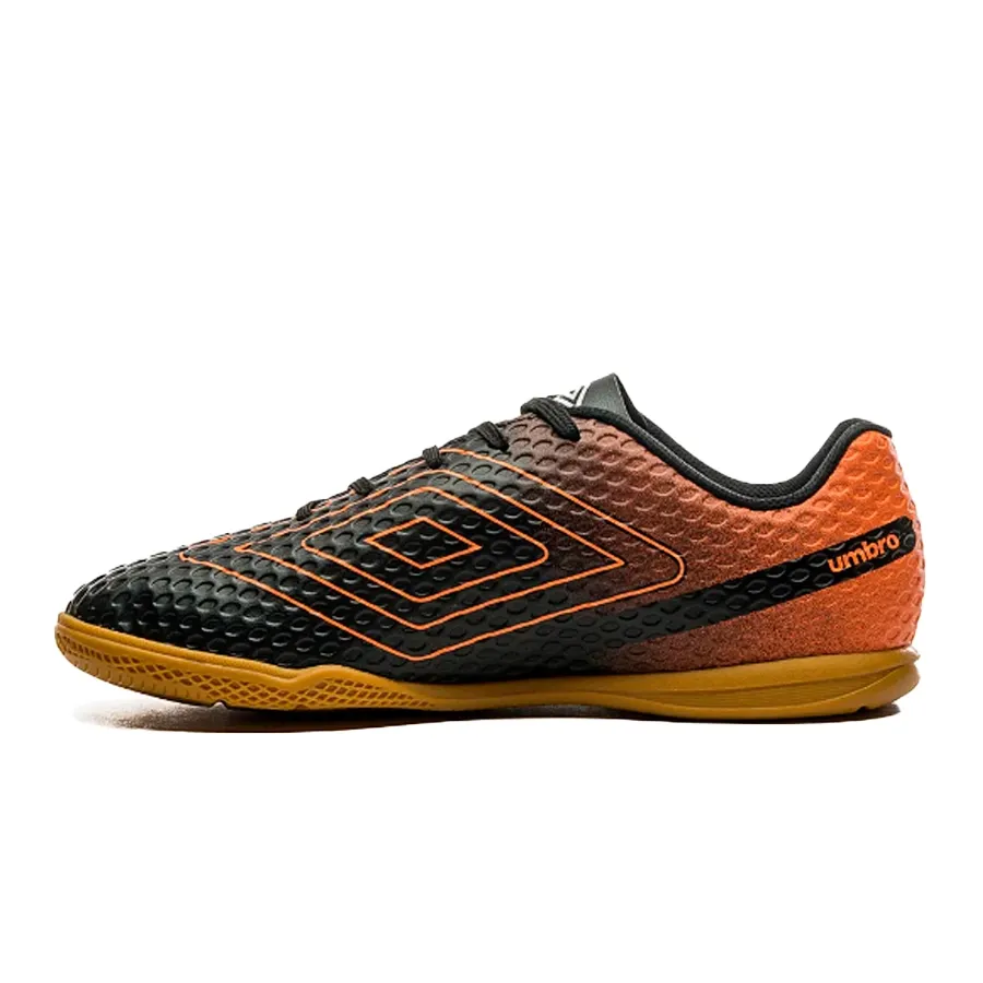 Imagen 1 de 6 de Botines Umbro Sala Warskin-NEGRO/NARANJA/BLANCO