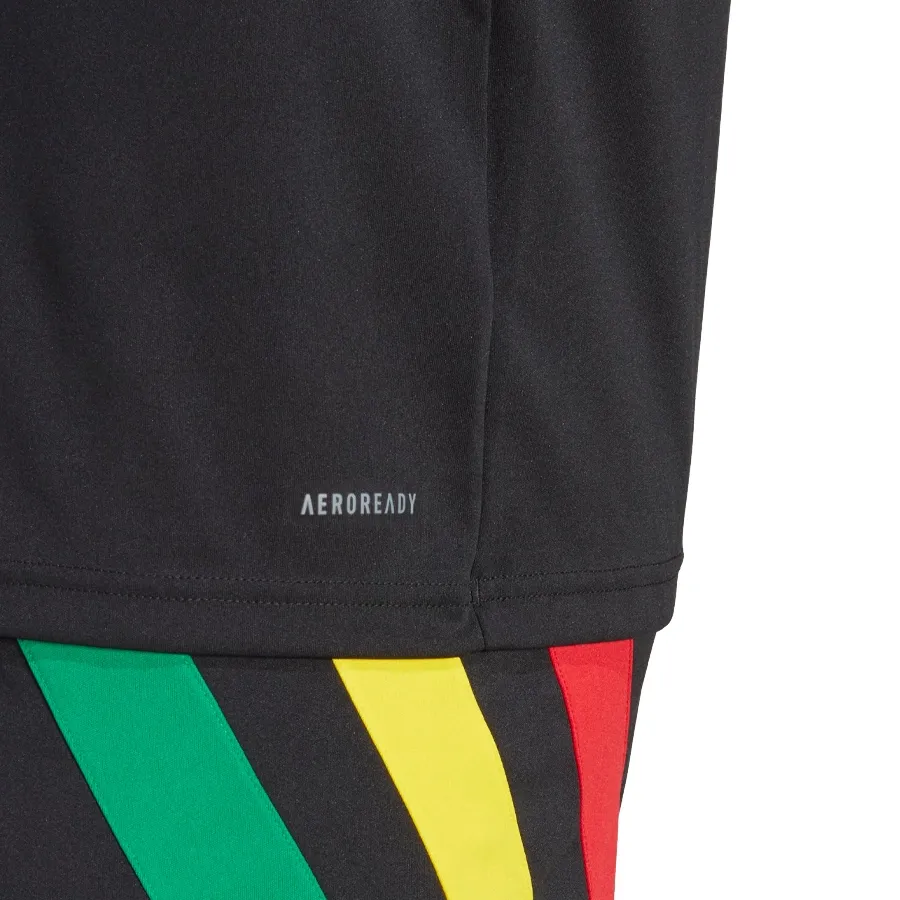 Imagen 6 de 8 de Camiseta adidas Fortore 23-NEGRO/AMARILLO/VERDE/ROJO