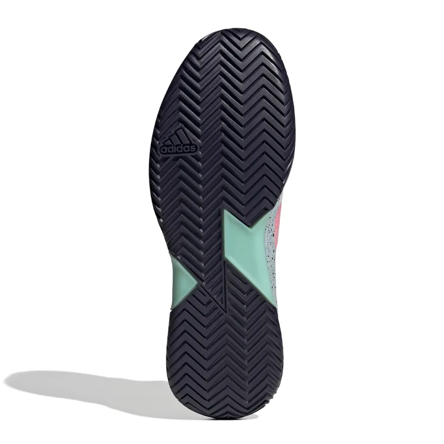 Imagen 5 de 8 de Zapatillas adidas Adizero Ubersonic 4-ROSA/BEIGE/VERDE AGUA