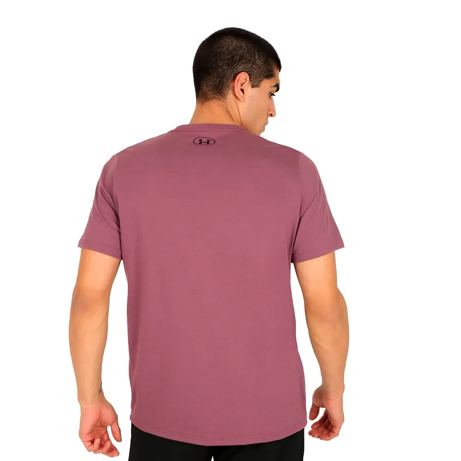 Imagen 1 de 2 de Remera Under Armour Sportstyle Lc Ss Arg-LILA