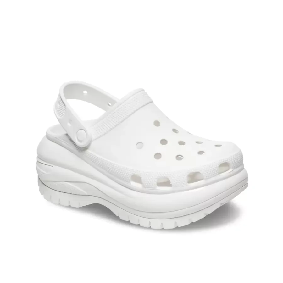 Imagen 1 de 5 de Ojotas Crocs Mega Crush Clog-BLANCO