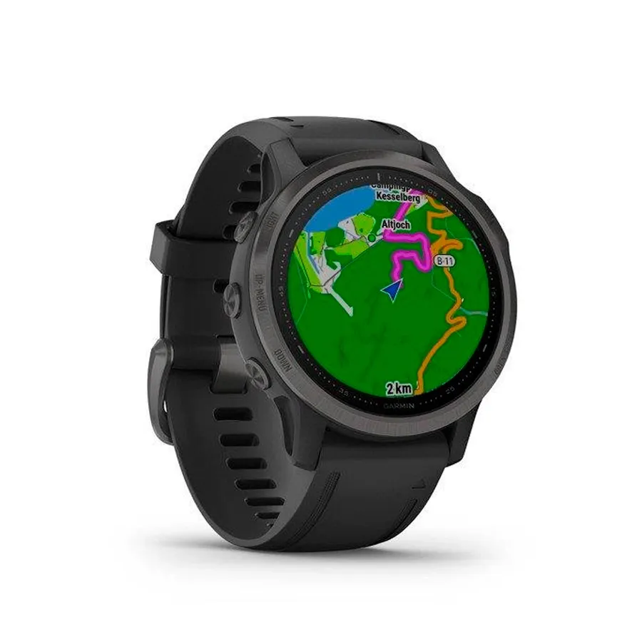 Imagen 1 de 3 de Garmin Reloj  Fenix Sapphire Dlc Gps W-GRAFITO/NEGRO