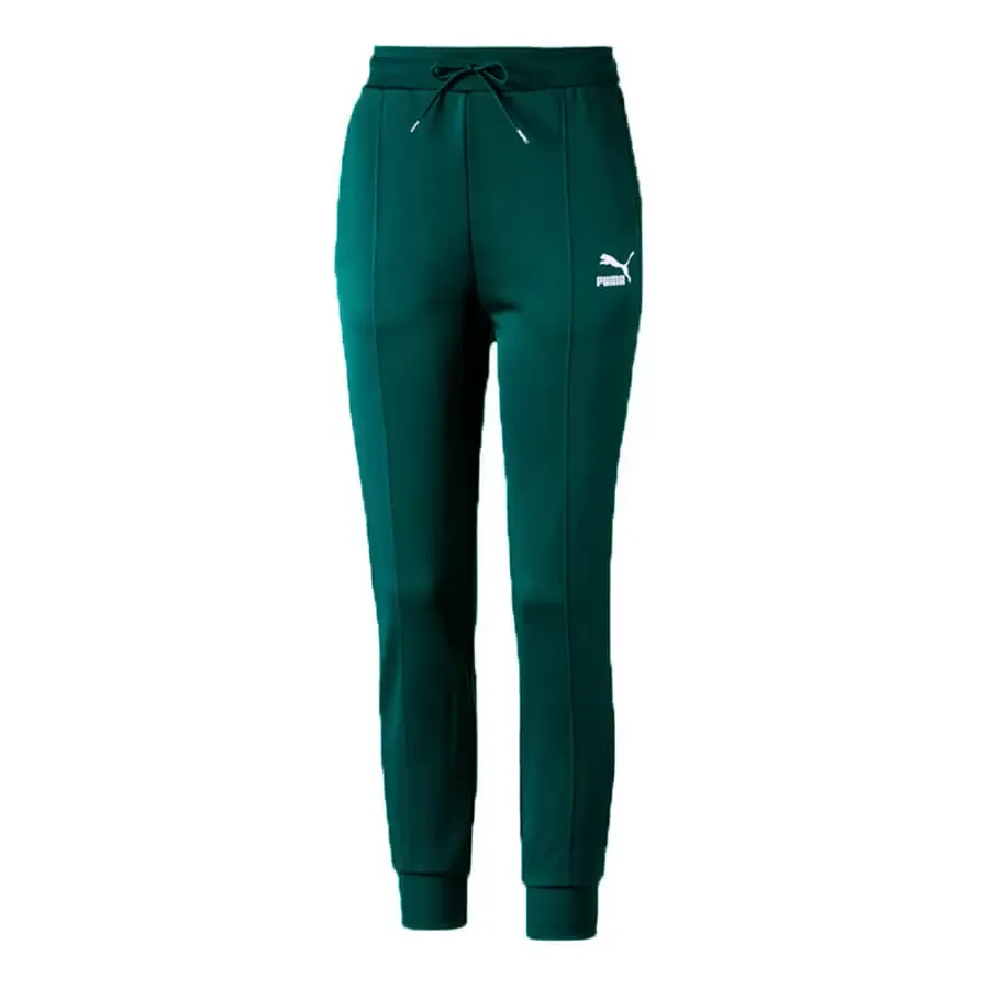 Imagen 3 de 5 de Pantalón Puma Classics Track-VERDE BLANCO