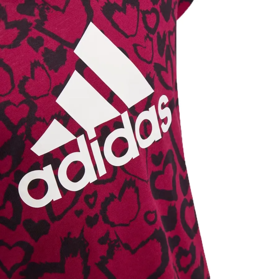 Imagen 2 de 5 de Remera adidas Must Haves-PURPURA/NEGRO/BLANCO
