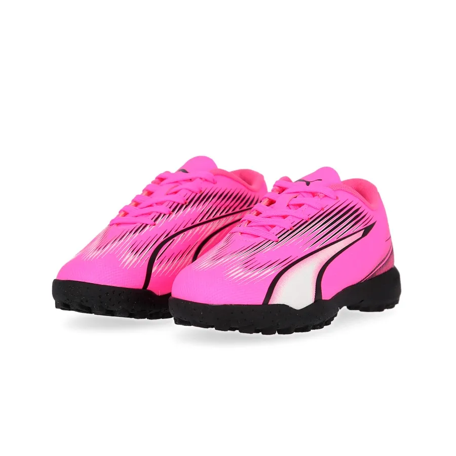 Imagen 1 de 6 de Botines Puma Ultra Play Tt Jr-ROSA/NEGRO/BLANCO
