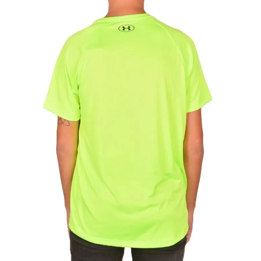 Imagen 2 de 3 de Remera Under Armour Tech 2.0-VERDE FLUOR