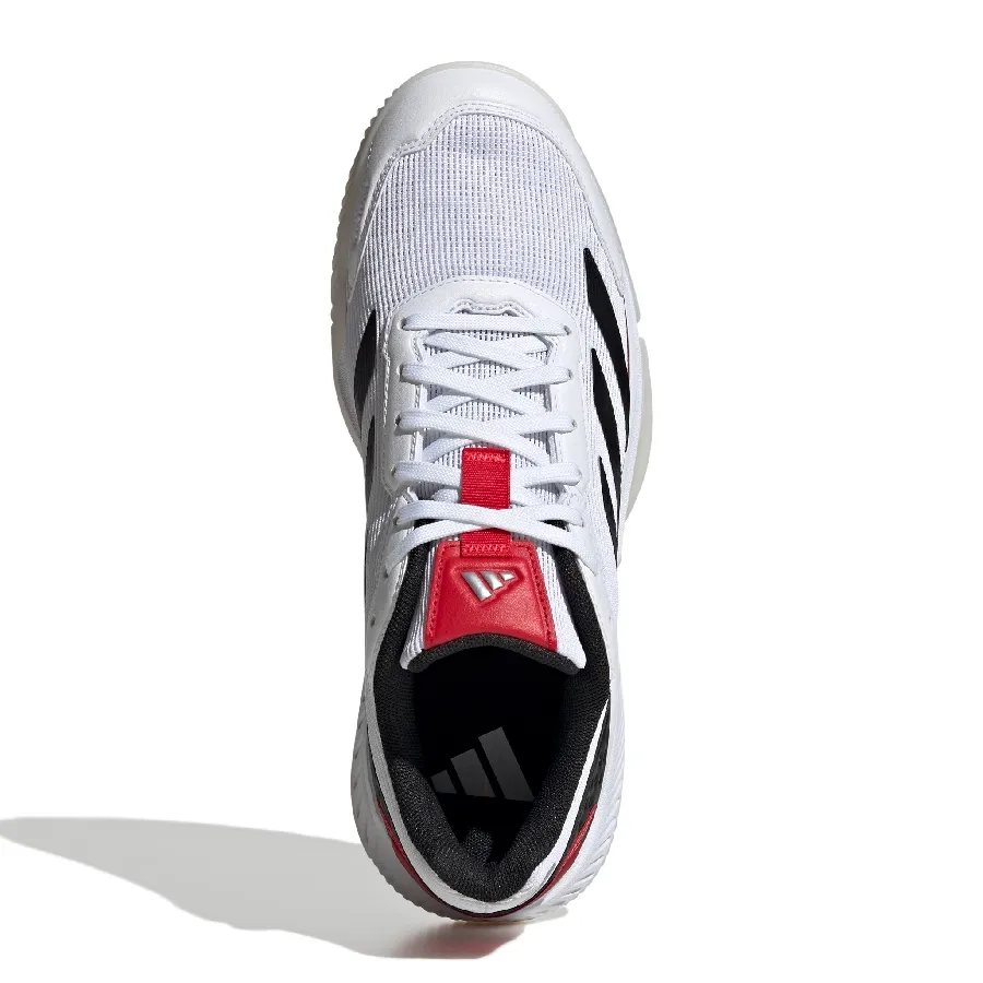 Imagen 3 de 7 de Zapatillas adidas Courtquick Padel-BLANCO/NEGRO/ROJO