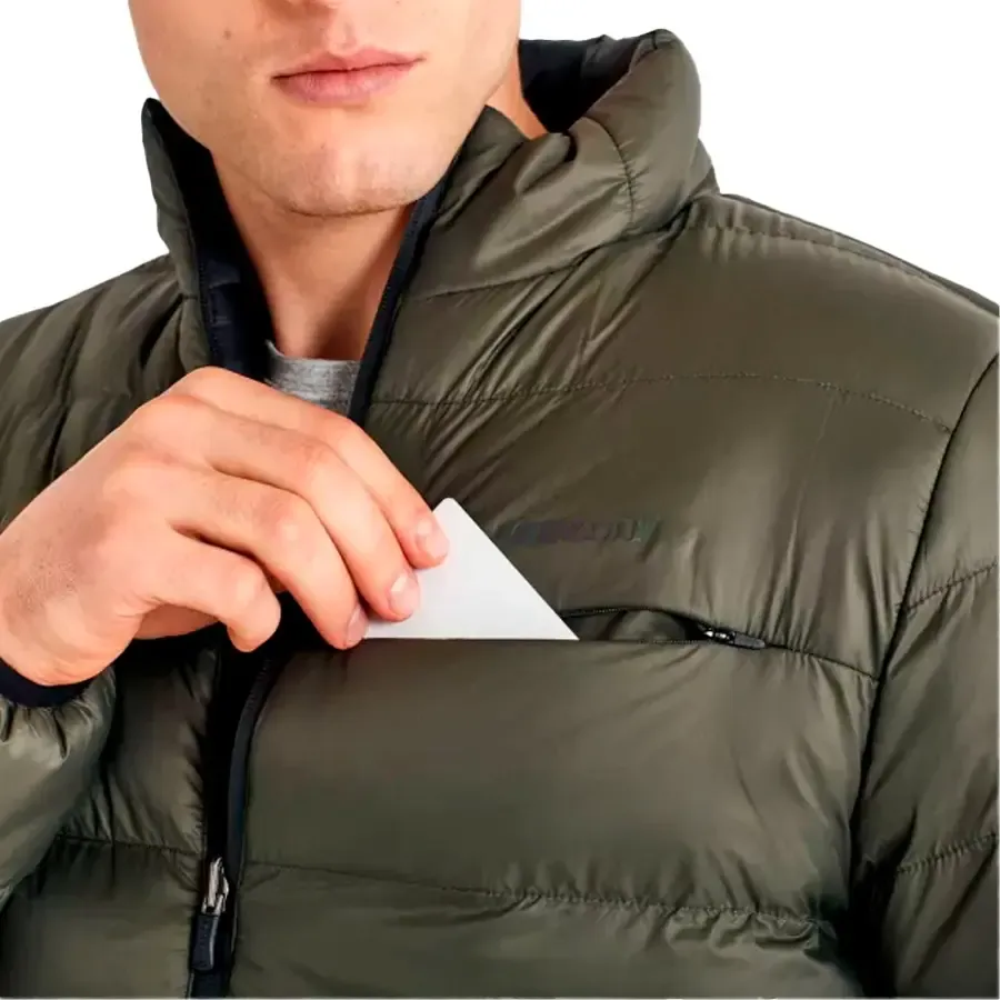 Imagen 6 de 7 de Campera Saucony Reversible Snowdrift-NEGRO/VERDE