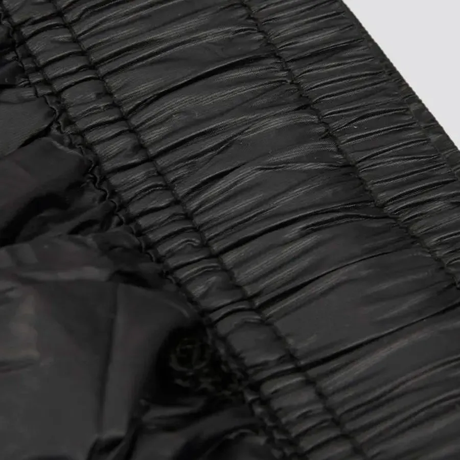 Imagen 4 de 5 de Shorts Topper 2 In 1 Crinkled-NEGRO