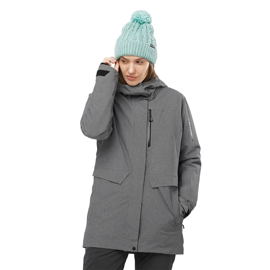 Imagen 0 de 9 de Campera Salomon Stance Cargo-GRIS