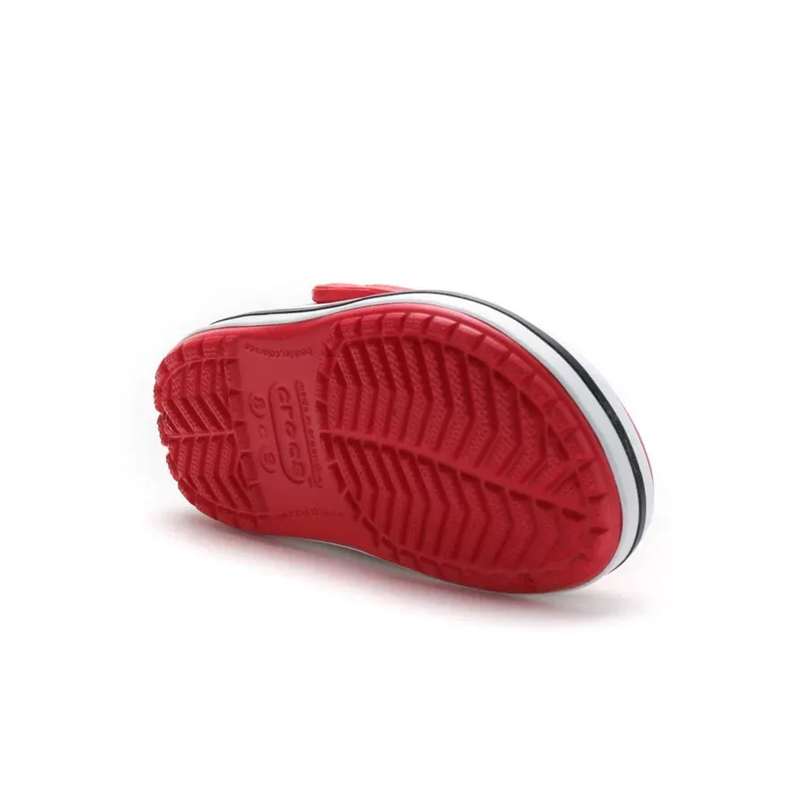 Imagen 4 de 5 de Ojotas Crocs Crocband Kids-ROJO