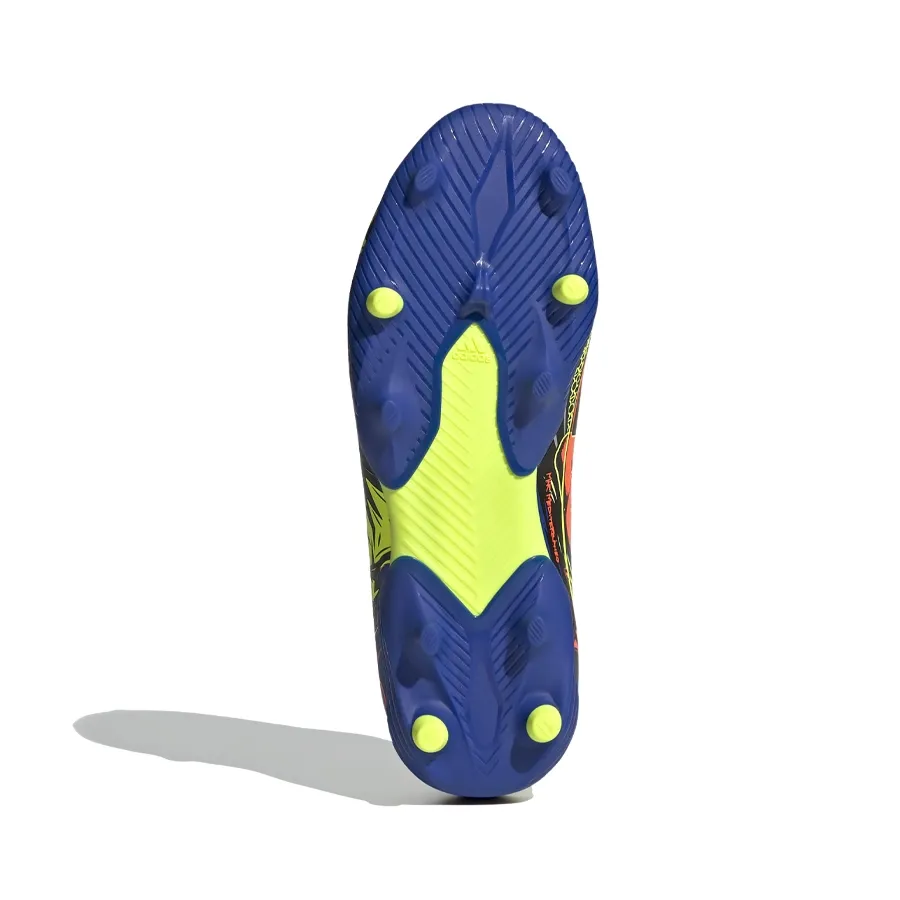 Imagen 5 de 7 de Botines adidas Nemeziz Messi 19.3 Terreno Firme-AZUL/NARANJA/AMARILLO