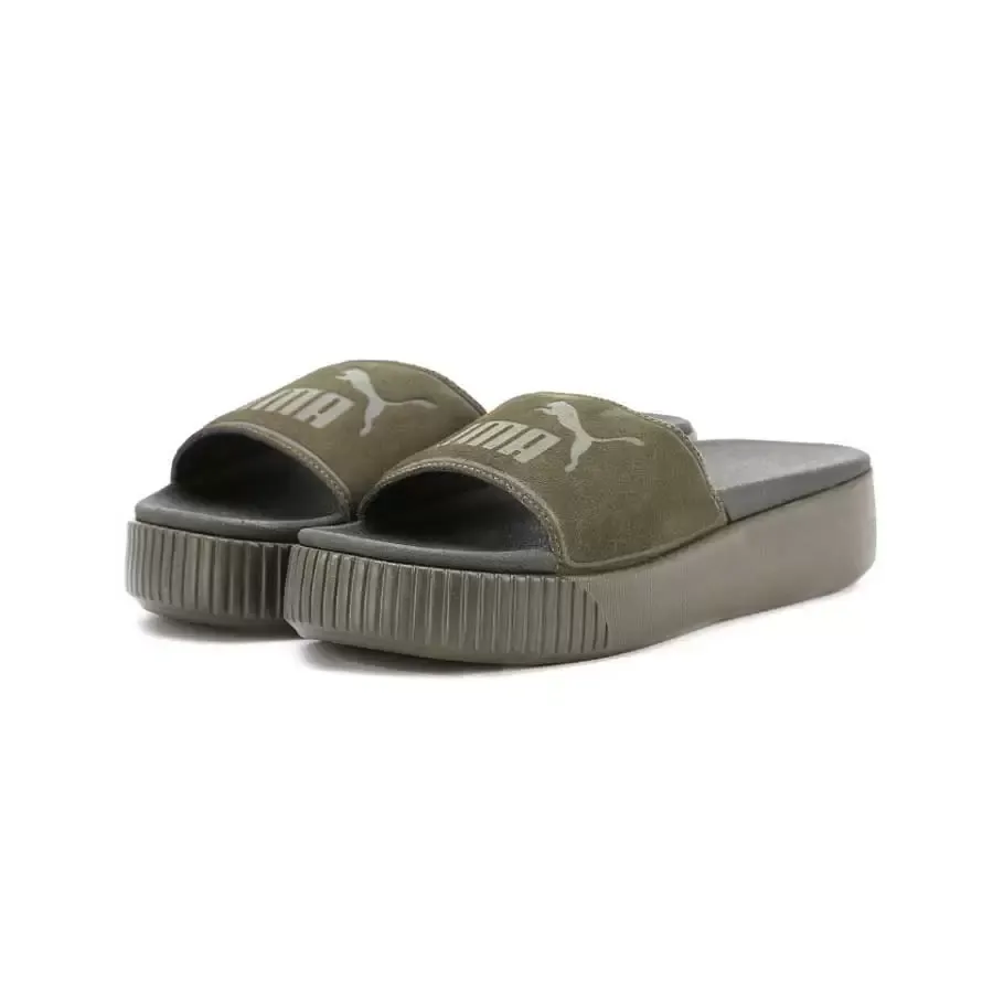 Imagen 0 de 4 de Ojotas Puma Platform Slide Bold Sd Wns-VERDE
