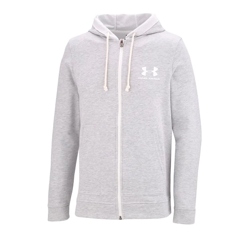 Imagen 0 de 2 de Campera Under Armour Sportstyle Terry Fz Arg-GRIS/BLANCO