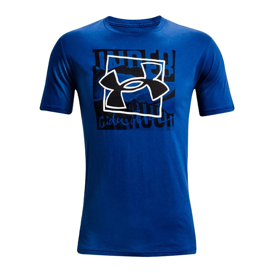 Imagen 3 de 5 de Remera Under Armour Boxed Symbol-AZUL