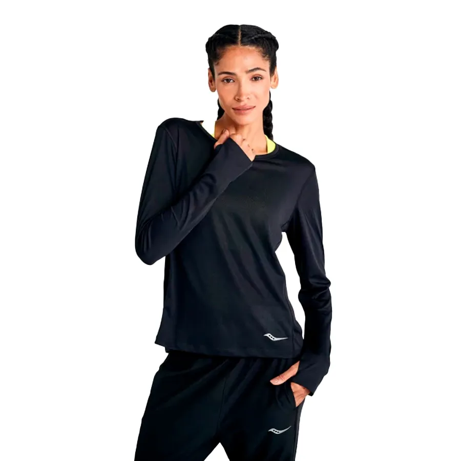 Imagen 0 de 4 de Remera Saucony Stopwatch-NEGRO