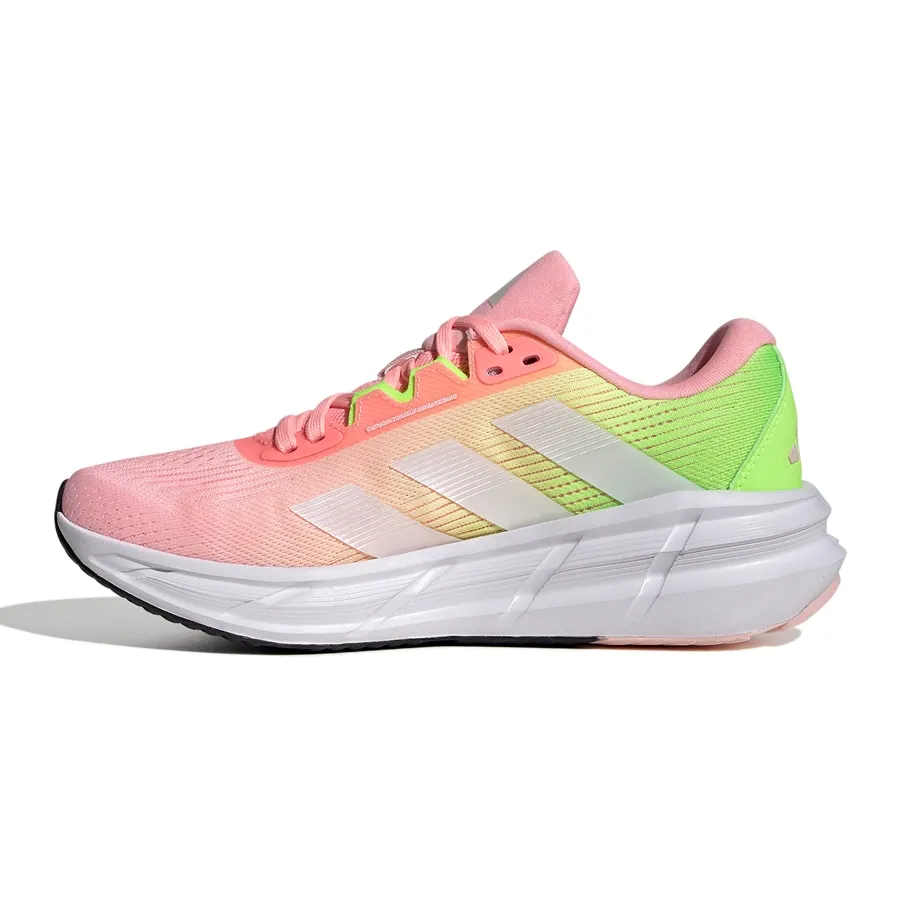 Imagen 3 de 7 de Zapatillas adidas Questar 3-ROSA/VERDE FLUOR
