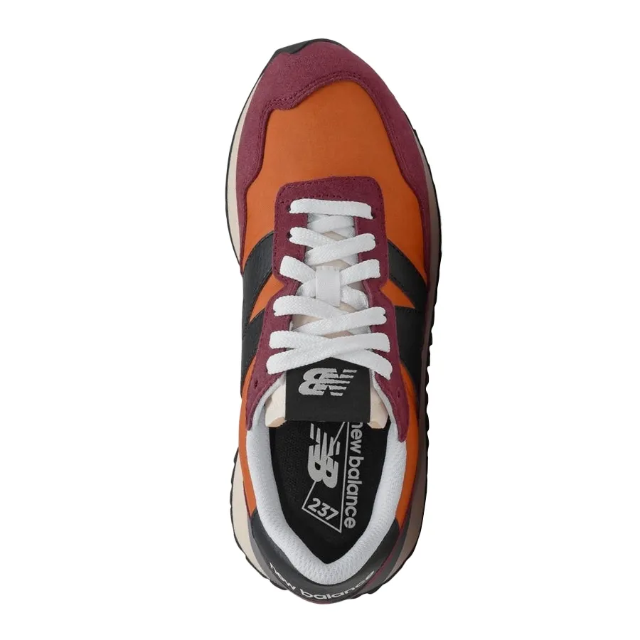 Imagen 2 de 4 de Zapatillas New Balance 237-BORDO/NARANJA/NEGRO