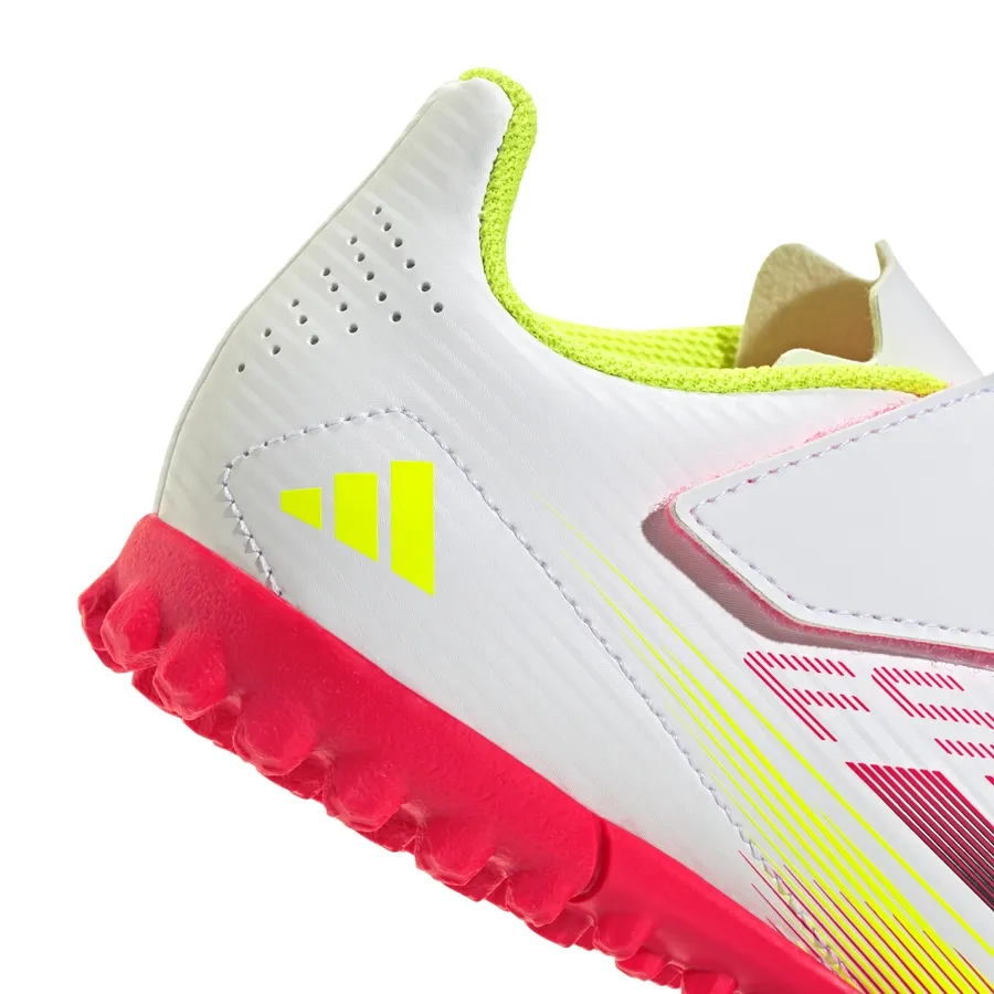 Imagen 6 de 8 de Botines adidas F50 Club-BLANCO/CORAL FLUOR/NEGRO