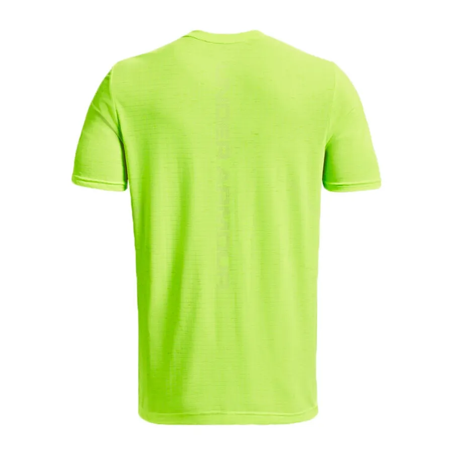 Imagen 1 de 6 de Remera Under Armour Seamless Grid-AMARILLO FLUOR