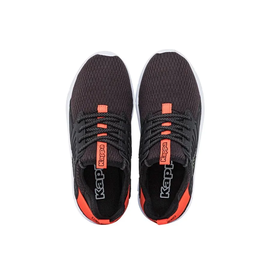 Imagen 2 de 5 de Zapatillas Kappa Porto Kids-NEGRO/NARANJA