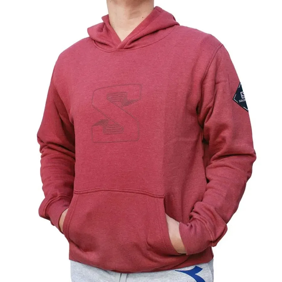 Imagen 0 de 4 de Buzo Salomon Logo Hoodie II-BORDO