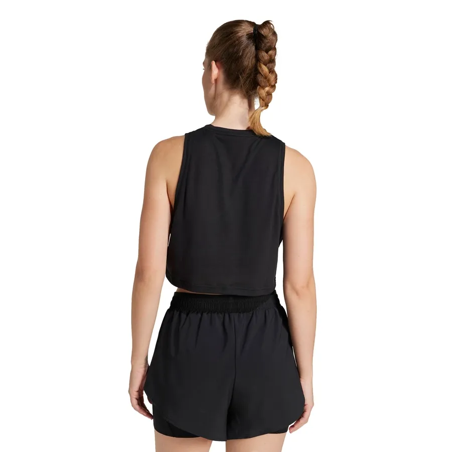 Imagen 1 de 4 de Musculosa adidas Boxy Workout-NEGRO
