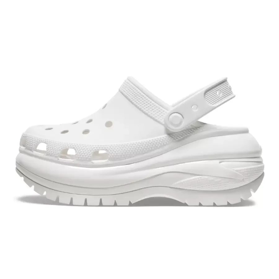 Imagen 2 de 5 de Ojotas Crocs Mega Crush Clog-BLANCO