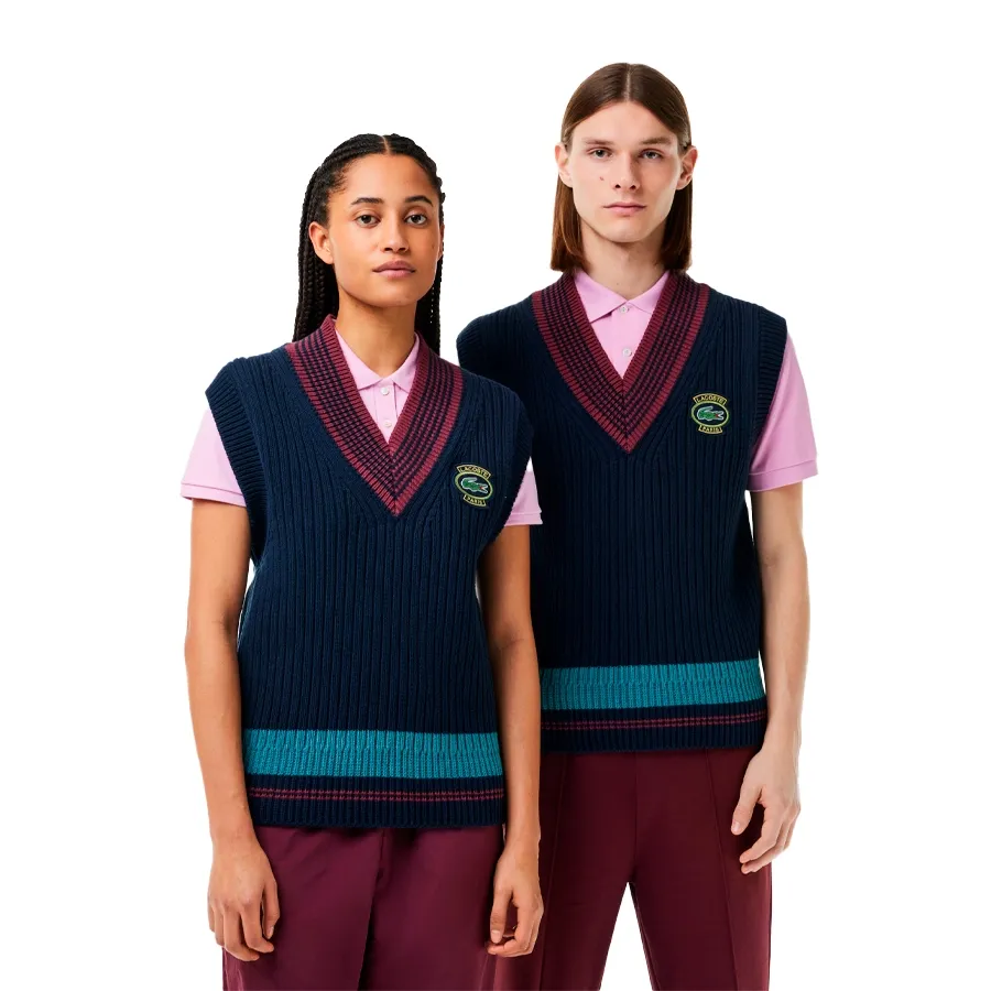 Imagen 0 de 4 de Chaleco Lacoste -MARINO/BORDO/CELESTE