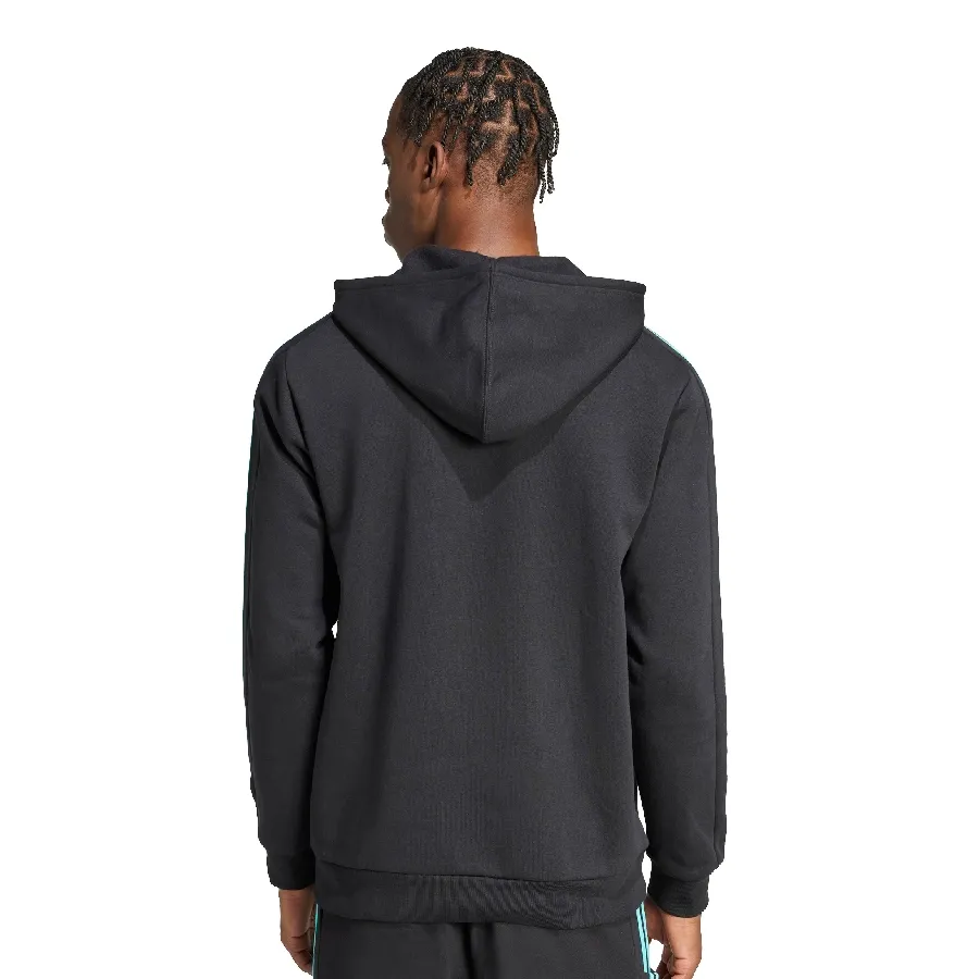 Imagen 2 de 5 de Campera adidas Mercedes - AMg Petronas Formula Uno-NEGRO/TURQUESA