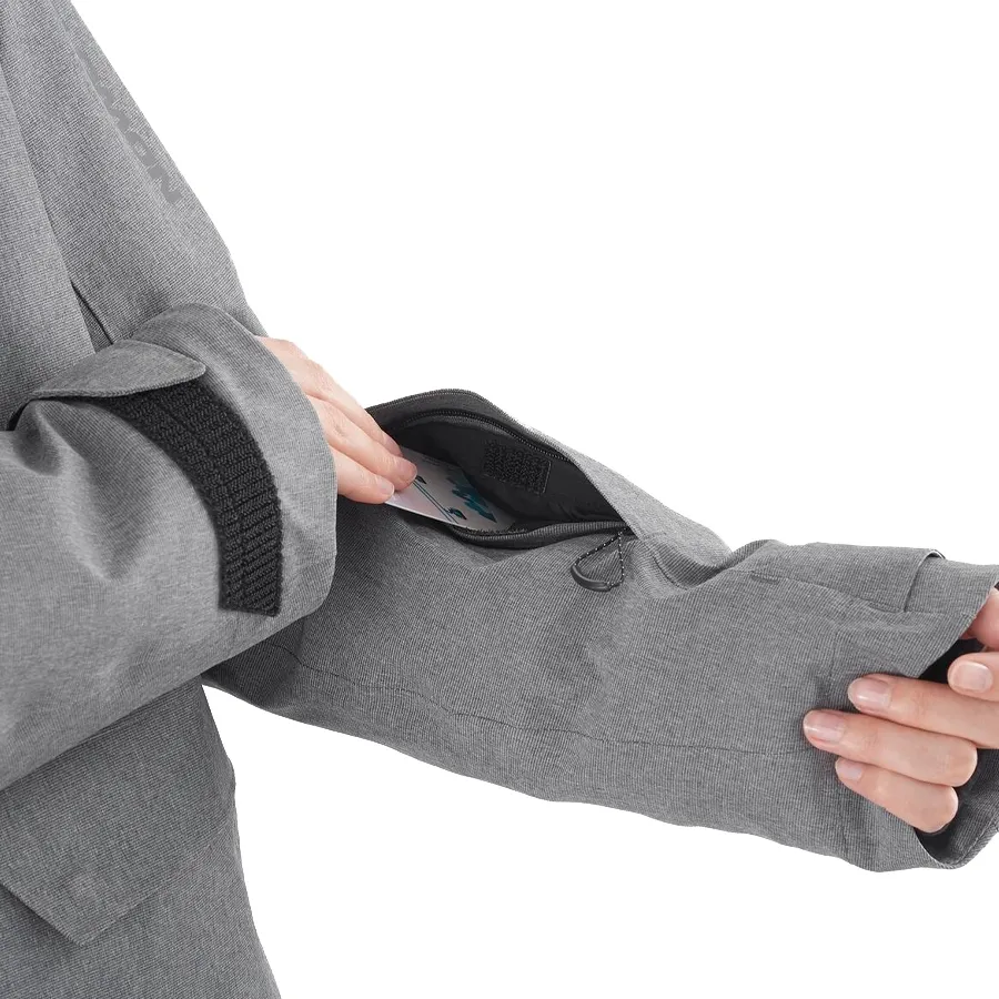 Imagen 5 de 9 de Campera Salomon Stance Cargo-GRIS