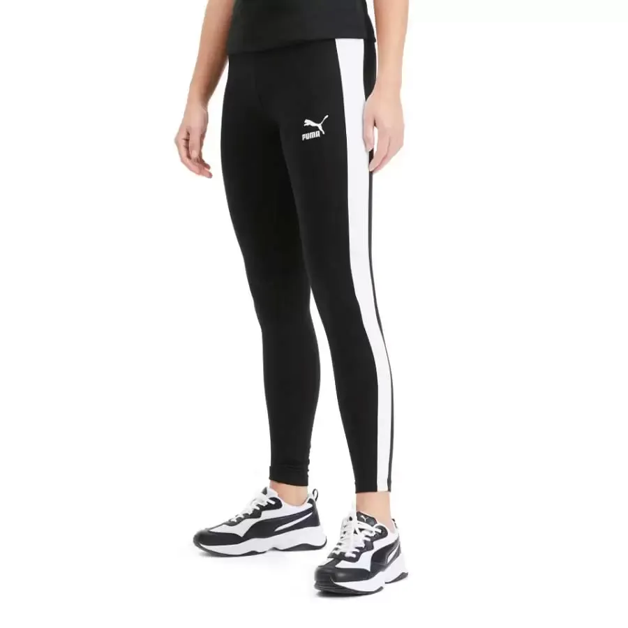 Imagen 0 de 2 de Calza Puma Classics Logo T7-NEGRO/BLANCO