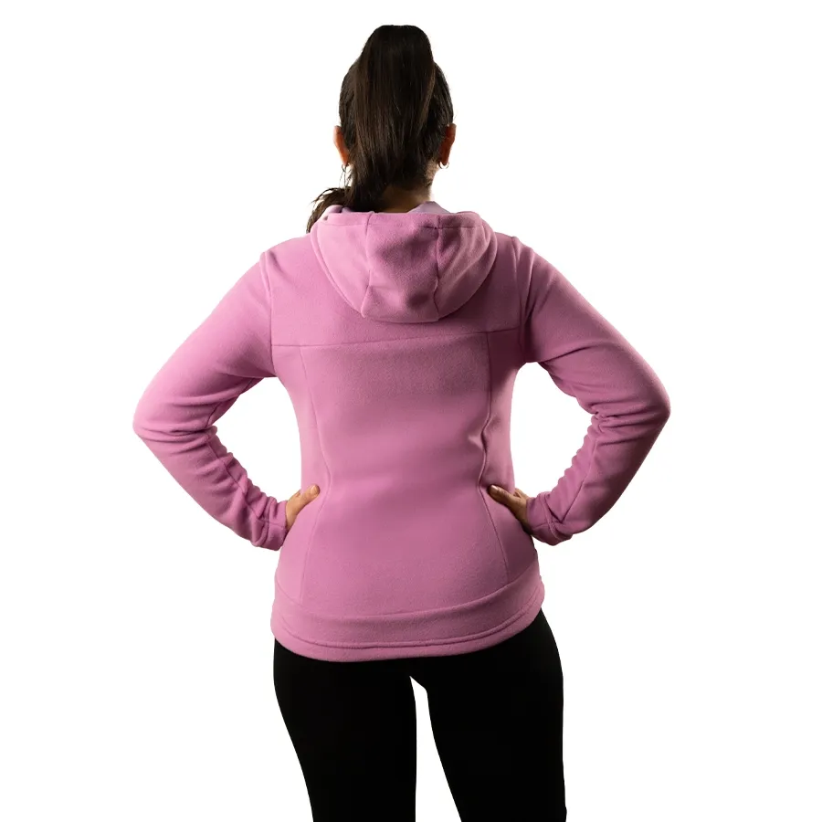 Imagen 2 de 4 de Campera Kamp Micropolar Con Capucha-VIOLETA