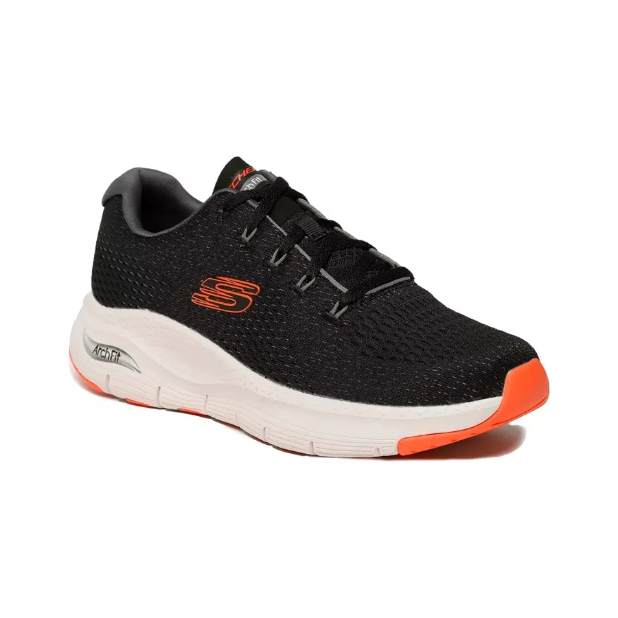 Imagen 2 de 5 de Zapatillas Skechers Arch Fit D Lux-NEGRO/NARANJA