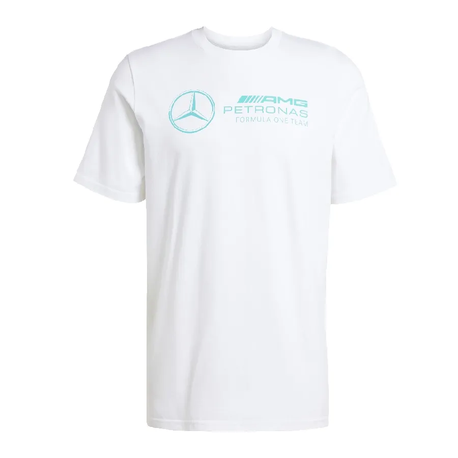 Imagen 1 de 5 de Remera adidas ADN Mercedes-BLANCO/TURQUESA