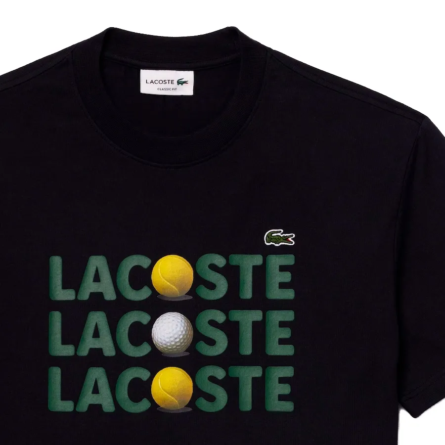 Imagen 3 de 4 de Remera Lacoste -GRIS/VERDE