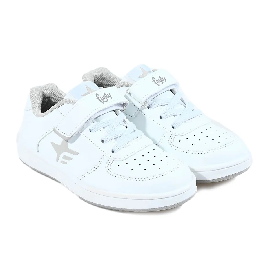 Imagen 2 de 3 de Zapatillas Footy Escolar Stanford 21-BLANCO/GRIS