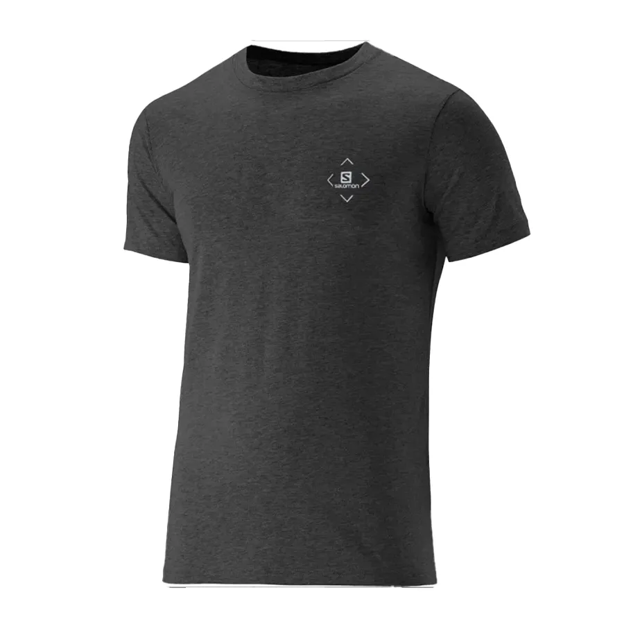 Imagen 0 de 2 de Remera Salomon Cotton Ss III-NEGRO