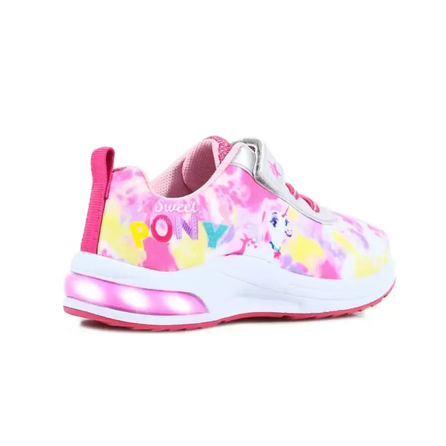 Imagen 1 de 4 de Zapatillas Footy Inyectada C/Luz-ROSA/PLATA