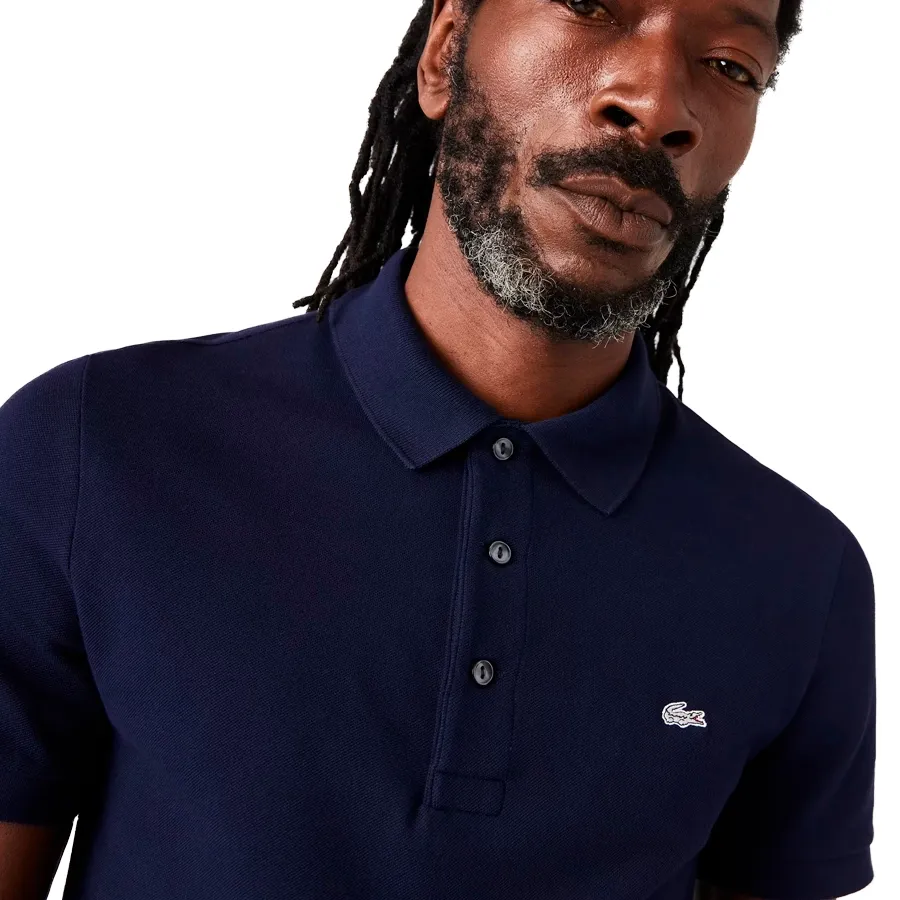 Imagen 3 de 4 de Remera Lacoste Polo Slim Fit-MARINO