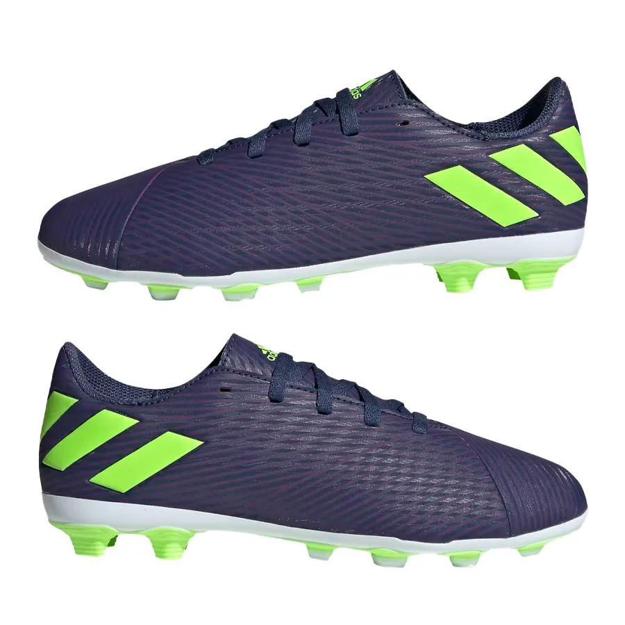 Imagen 5 de 10 de Botines adidas Nemeziz Messi 19.4-VIOLETA/VERDE FLUOR