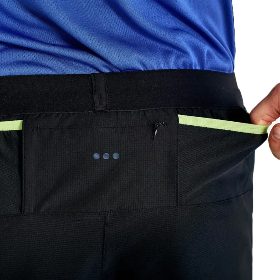 Imagen 3 de 6 de Shorts Saucony Explorer Utility 6-NEGRO