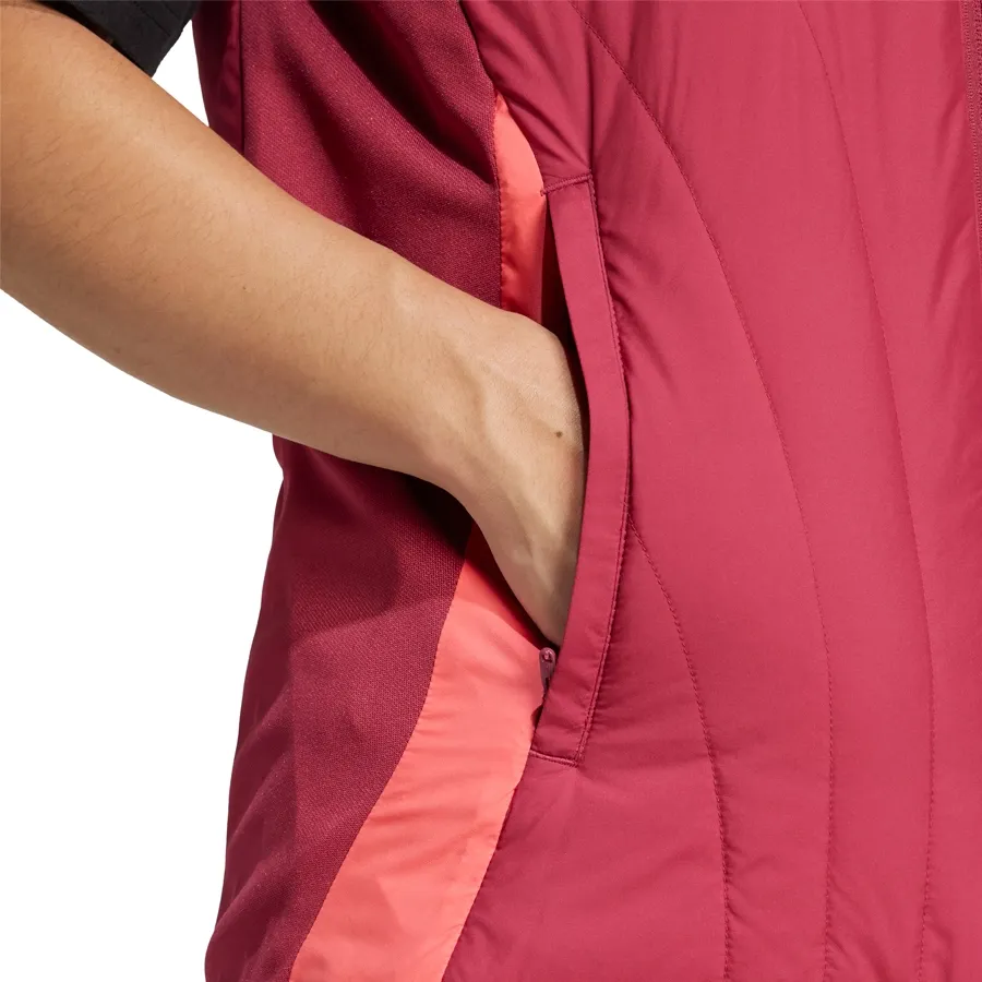 Imagen 4 de 5 de Chaleco adidas River Plate Tiro 24 Winterized-BORDO/SALMON