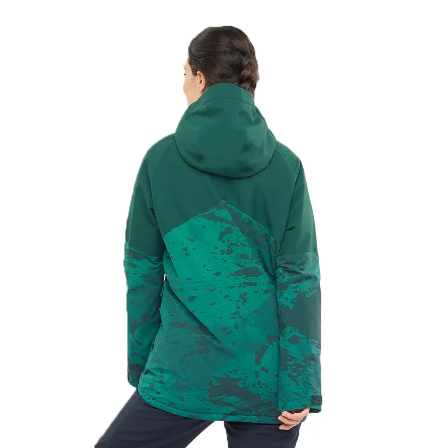 Imagen 4 de 5 de Campera Salomon Snow Rebel Jacket-VERDE/VIOLETA