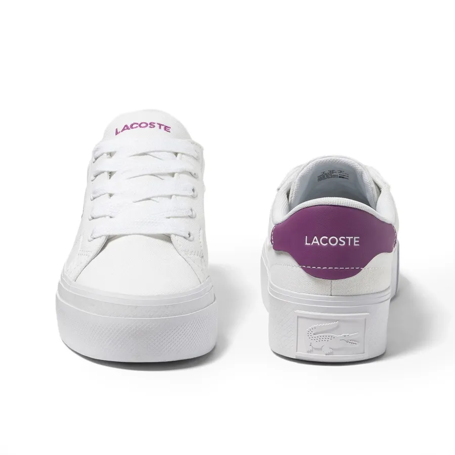 Imagen 4 de 6 de Zapatillas Lacoste Ziane Platform-BLANCO/PURPURA
