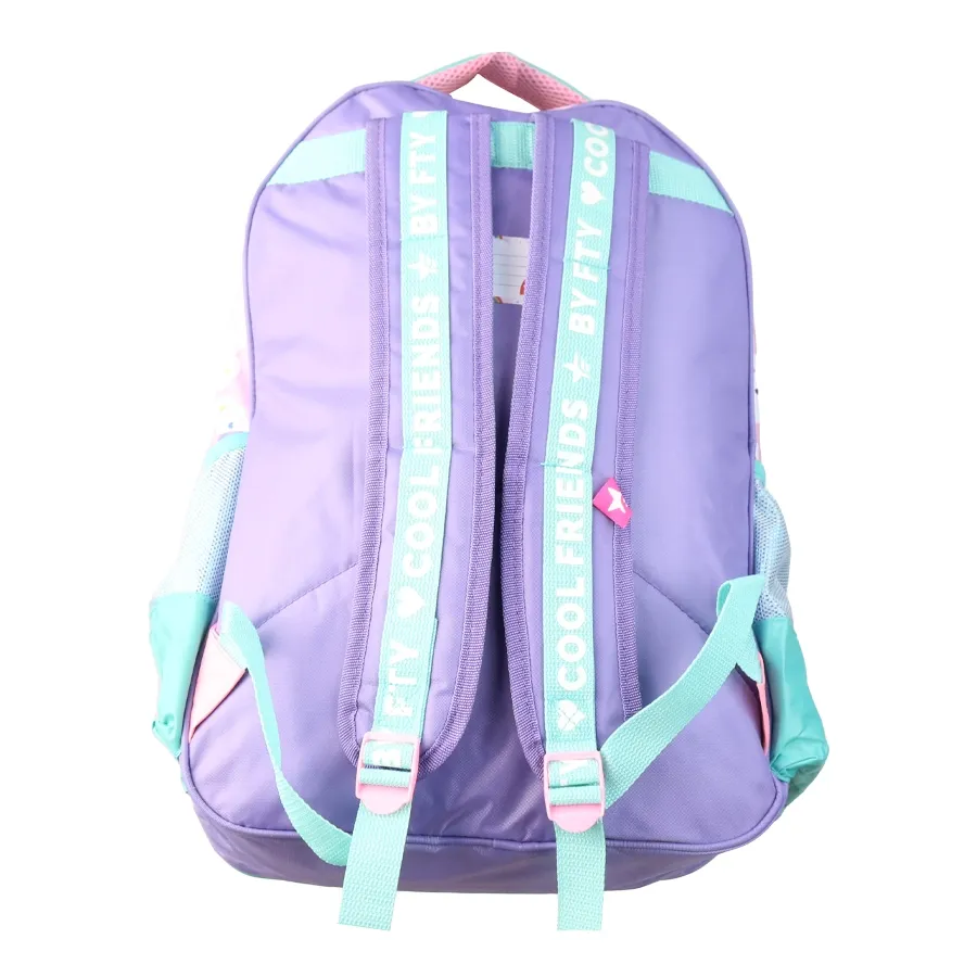 Imagen 2 de 3 de Mochila Footy Espalda 18 Cool Frie-ROSA/VIOLETA